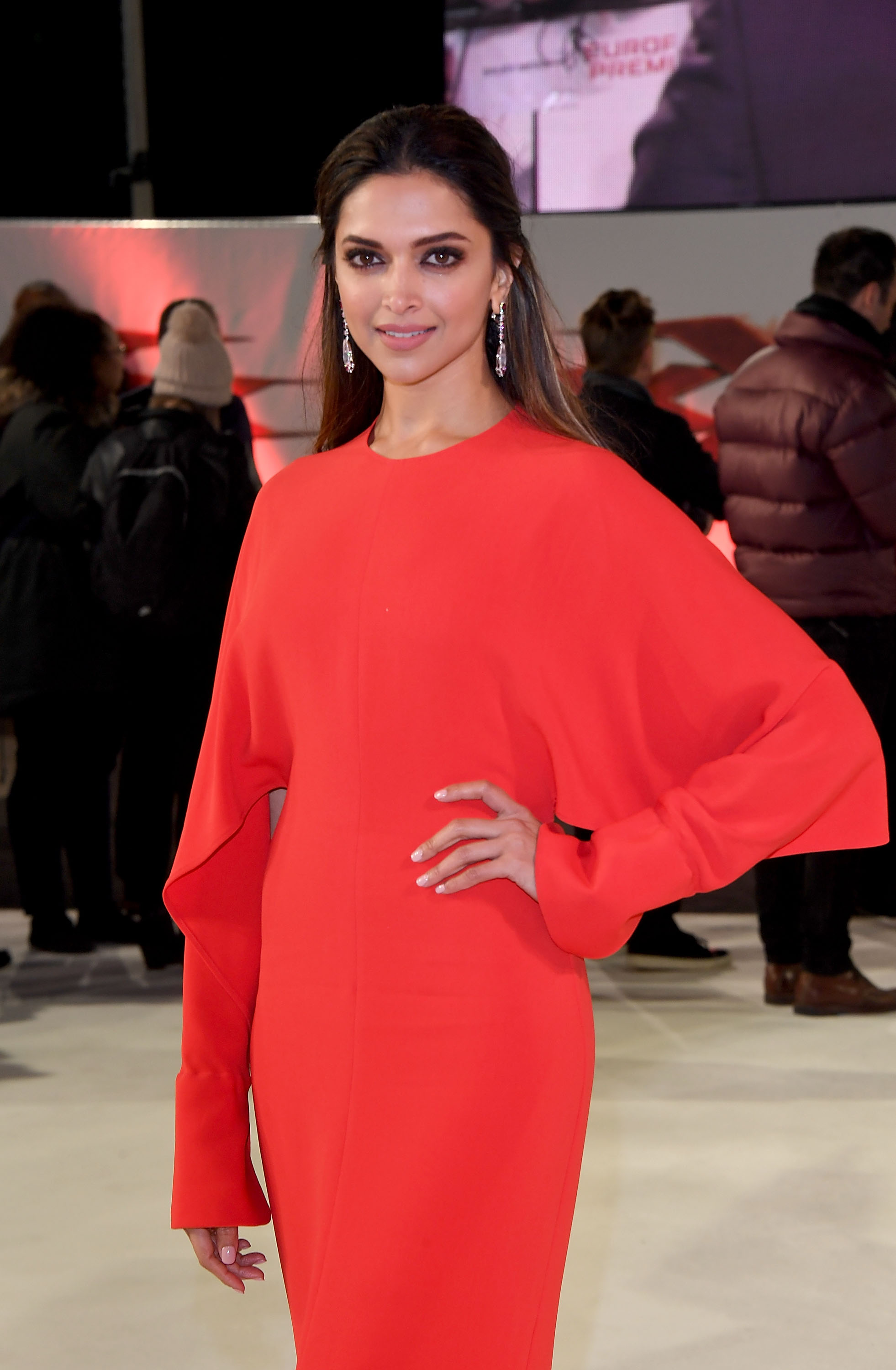 LONDON, ENGLAND - JANUARY 10: Deepika Padukone attends the European Premiere of Paramount Pictures' 