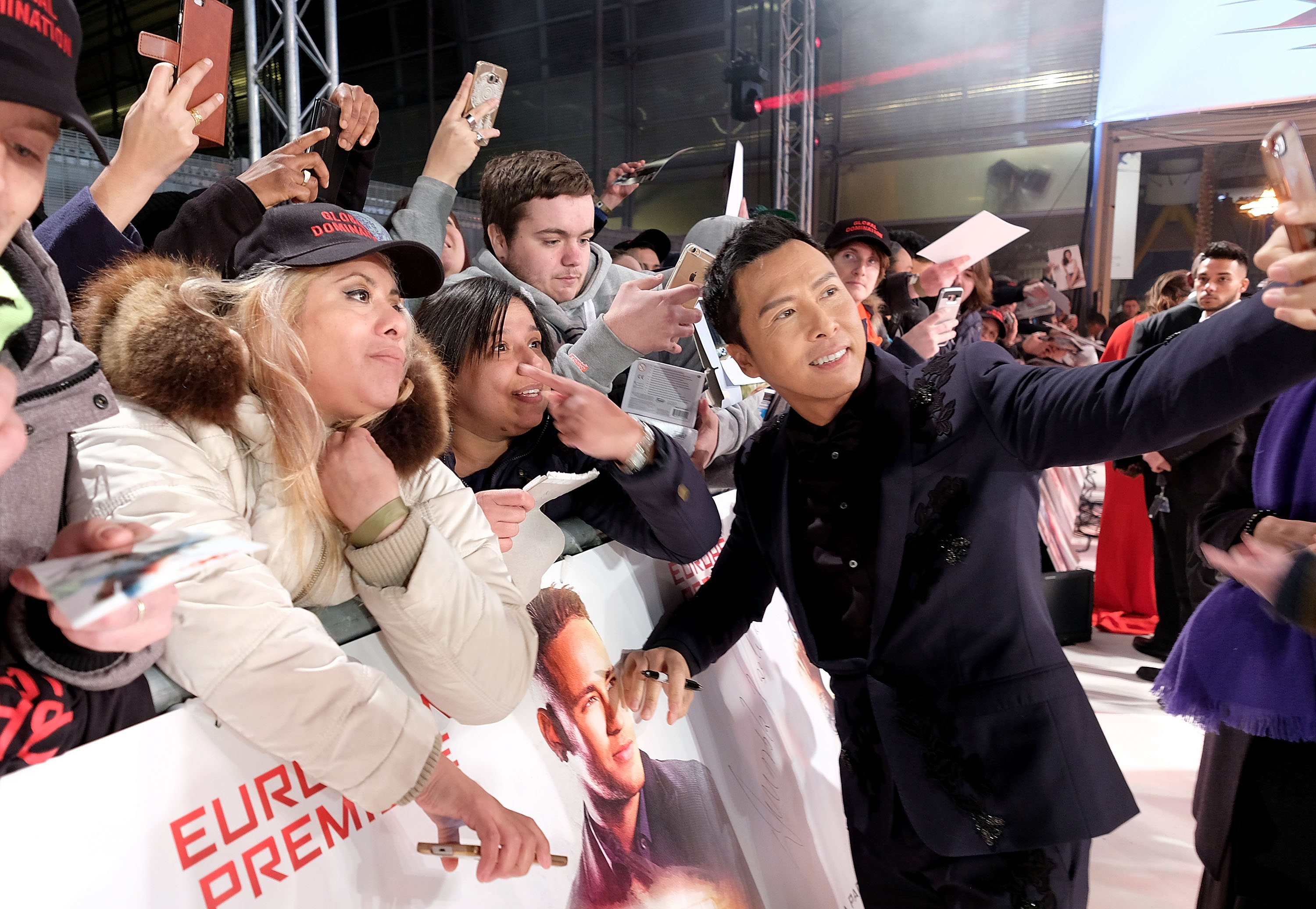 LONDON, ENGLAND - JANUARY 10: Donnie Yen attends the European Premiere of Paramount Pictures' 
