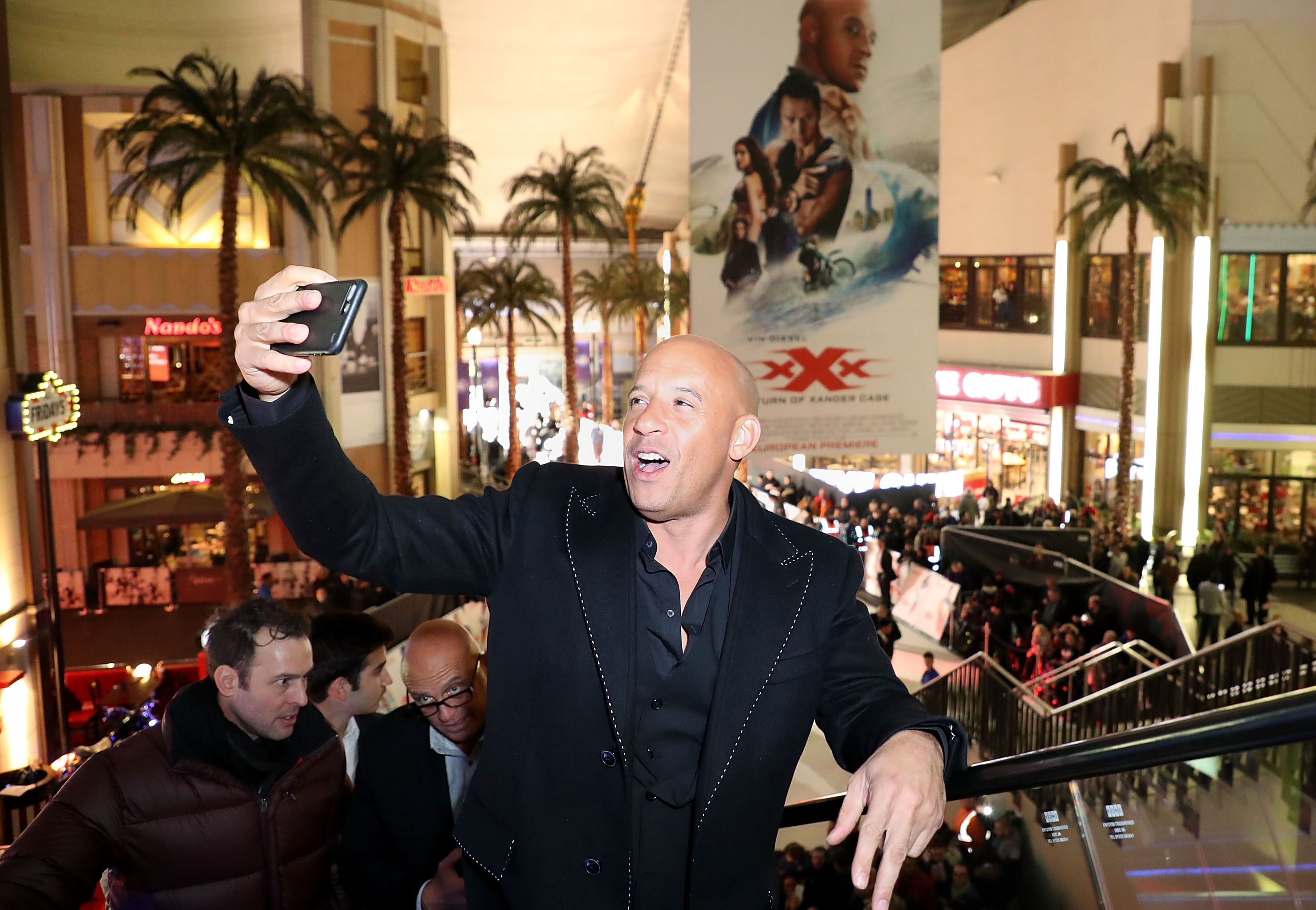 LONDON, ENGLAND - JANUARY 10: Vin Diesel attends the European Premiere of Paramount Pictures' 
